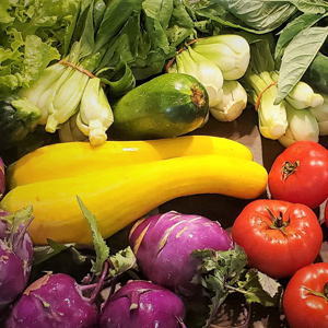 assorted vegetables from the Farmacy Project