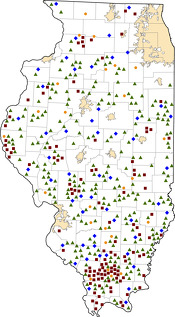 Selected Rural Healthcare Facilities in Illinois