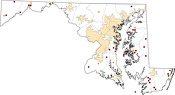 Selected Rural Healthcare Facilities in Maryland