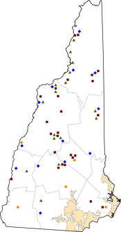 Selected Rural Healthcare Facilities in New Hampshire