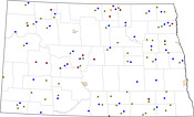 Selected Rural Healthcare Facilities in North Dakota