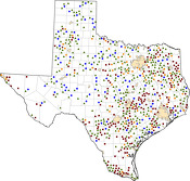 Selected Rural Healthcare Facilities in Texas