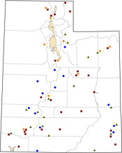 Selected Rural Healthcare Facilities in Utah