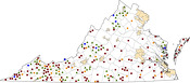 Selected Rural Healthcare Facilities in Virginia